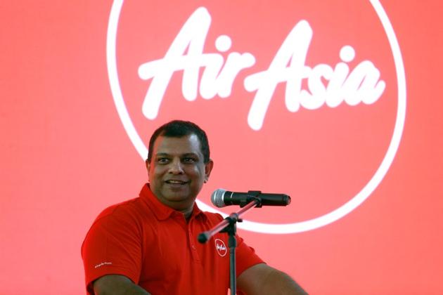 The CBI on Tuesday named AirAsia Group CEO Tony Fernandes (in picture) and others in a criminal case of violating FDI norms in giving effective management to a foreign entity through FIPB clearance in 2013 and attempt to bribe for tweaking rules to get a licence for its joint venture to operate international flights.(Reuters file photo)