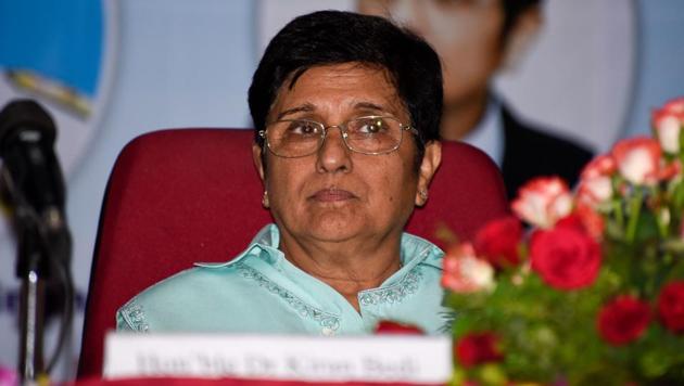 Kiran Bedi attend an event in Pune.(Sanket Wankhade/HT FILE PHOTO) Kiran Bedi attend an event in Pune.(Sanket Wankhade/HT FILE PHOTO)