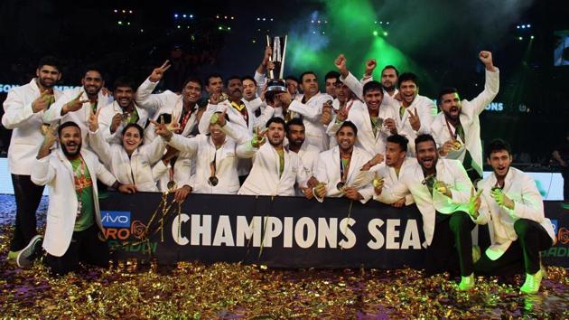 Patna Pirates are the defending Pro Kabaddi League champions.(HT Photo)