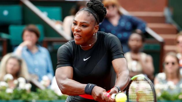 Serena Williams defeated Kristyna Pliskova in her French Open first round encounter on Tuesday.(REUTERS)