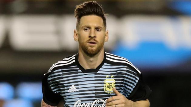 Once it was time for the game vs Haiti, Lionel Messi was all business. (REUTERS) Once it was time for the game vs Haiti, Lionel Messi was all business. (REUTERS)