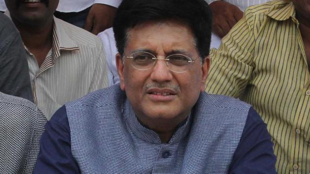 Railway minister Piyush Goyal (HT File Photo)