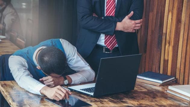 sleeping at your desk