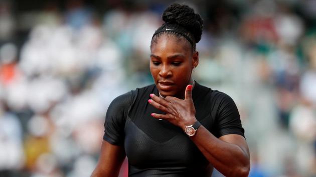 Serena Williams beat Kristyna Pliskova in their first round French Open match 7-6 (4), 6-4.(REUTERS)