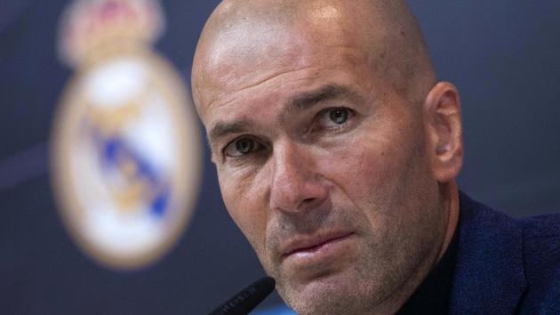 Zinedine Zidane managed Real Madrid for 145 games. (AP) Zinedine Zidane managed Real Madrid for 145 games. (AP)