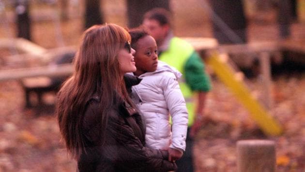 Angelina Jolie with daughter Zahara in this photo from 2010.(Shutterstock)