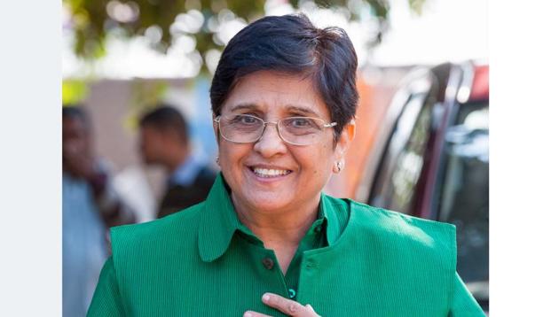 Kiran Bedi came to Chandigarh in 1968 to pursue post-graduation in Political Science from Panjab University.(HT File)