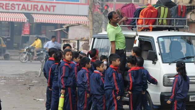Gurugram’s growth spurt has been experienced spatially and demographically. In this journey, the city has seen the emergence of differential spaces simultaneously. Gurugram the hub of commerce and multinational companies coexists with posh gated communities, a large expat population, the Indian middle class and rural Haryana. (Parveen Kumar / HT Photo)