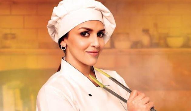Esha Deol looks straight out of a Master Chef episode in the first look from Cakewalk. Esha Deol looks straight out of a Master Chef episode in the first look from Cakewalk.