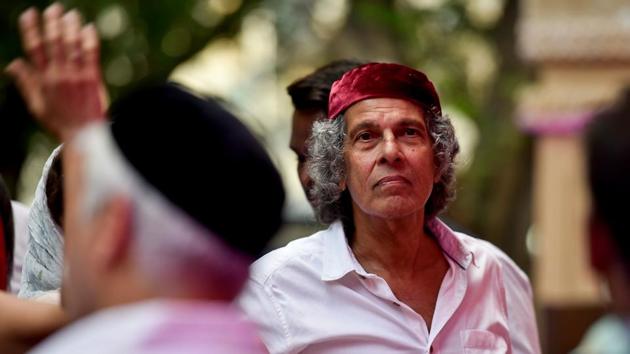 Musician Gary Lawyer at the new fire temple. (Aalok Soni/HT PHOto) 