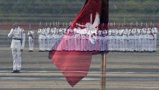 Cadet march during the ‘Passing out Parade’ of the 134th Course of the National Defence Academy (NDA) at Khadakwasla in Pune, Maharashtra on May 30, 2018. (Pratham Gokhale / HT Photo) Cadet march during the ‘Passing out Parade’ of the 134th Course of the National Defence Academy (NDA) at Khadakwasla in Pune, Maharashtra on May 30, 2018. (Pratham Gokhale / HT Photo)