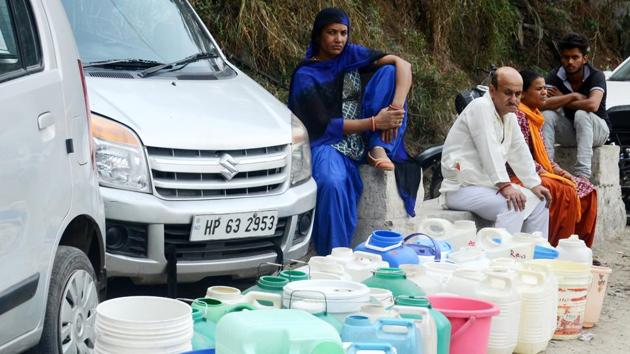 Officials on Friday said that the massive water crisis in Shimla has led to a big fall in tourism during the peak season as hundreds of tourists cancelled their hotel bookings in the hugely popular hill station. The last time Shimla faced such a crisis was in 2002 when the daily water supply came down to just 11 million litres. (Deepak Sansta / HT File) Officials on Friday said that the massive water crisis in Shimla has led to a big fall in tourism during the peak season as hundreds of tourists cancelled their hotel bookings in the hugely popular hill station. The last time Shimla faced such a crisis was in 2002 when the daily water supply came down to just 11 million litres. (Deepak Sansta / HT File)