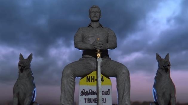 In Saamy Square, Vikram will return as the hot-headed and foul-mouthed cop Aarusaamy. In Saamy Square, Vikram will return as the hot-headed and foul-mouthed cop Aarusaamy.