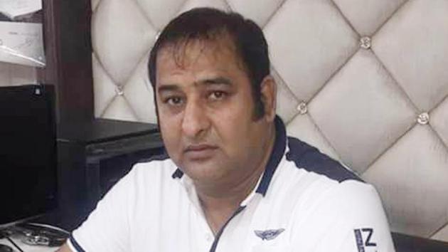 Deceased Congress councillor Gudeep Pehlwan. (Sameer Sehgal/HT) Deceased Congress councillor Gudeep Pehlwan. (Sameer Sehgal/HT)