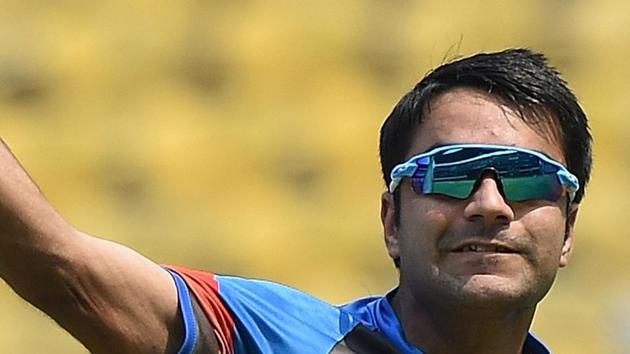 Rashid Khan will look to continue his fine Indian Premier League form when Afghanistan take on Bangaldesh in Dehradun.(AFP)