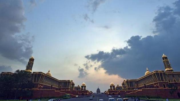 A view of the North and South Block, Raisina Hill in New Delhi. (Ravi Choudhary/HT PHOTO) A view of the North and South Block, Raisina Hill in New Delhi. (Ravi Choudhary/HT PHOTO)