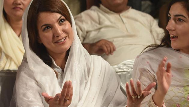 Reham Khan, former wife of Pakistani opposition leader Imran Khan in Lahore on October 4, 2015.(AFP File Photo)