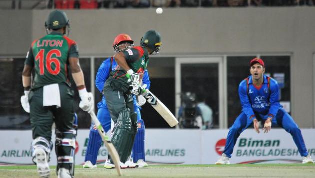 Afghanistan, which has chosen Dehradun as their home ground for the next five years, is hosting Bangladesh.(Vinay Santosh Kumar//HT)
