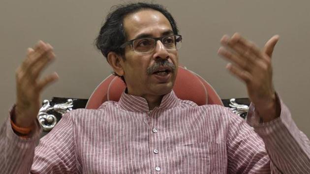 Shiv Sena chief Uddhav Thackeray has said his party will go solo in the upcoming elections.(HT File Photo)
