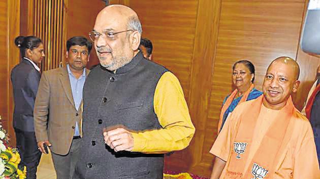 BJP President Amit Shah during Chief Ministers Council meeting in New Delhi. (PTI File Photo) BJP President Amit Shah during Chief Ministers Council meeting in New Delhi. (PTI File Photo)