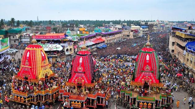 The Lord Jagannath’s annual Rath Yatra is scheduled on July 14.(AFP/File Photo) The Lord Jagannath’s annual Rath Yatra is scheduled on July 14.(AFP/File Photo)