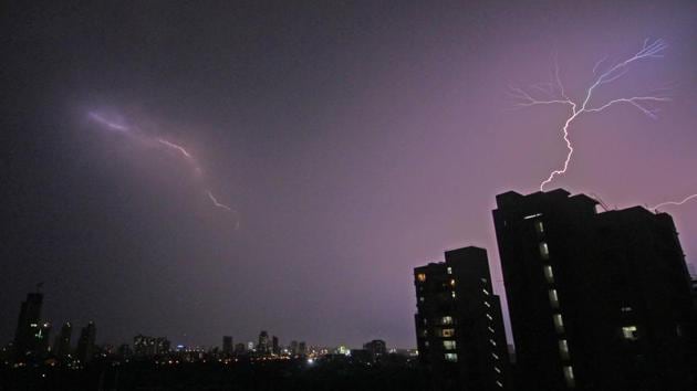 On Saturday, three people, including two children, died due to electrocution as pre-monsoon showers hit Mumbai (Hemanshi Kamani/HT Photo) On Saturday, three people, including two children, died due to electrocution as pre-monsoon showers hit Mumbai (Hemanshi Kamani/HT Photo)