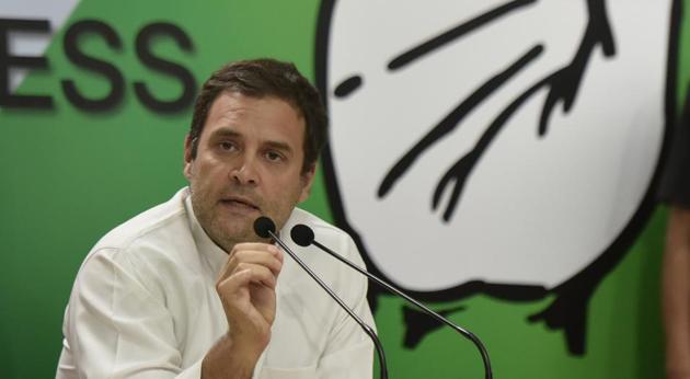 Congress president Rahul Gandhi is expected to finalise the list of party ministers in Karnataka on Tuesday in consultation with deputy CM G Parameshwara. (HT/File Photo) Congress president Rahul Gandhi is expected to finalise the list of party ministers in Karnataka on Tuesday in consultation with deputy CM G Parameshwara. (HT/File Photo)