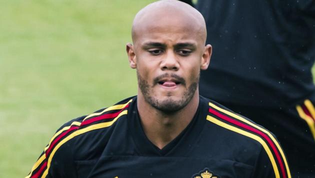 Vincent Kompany, who suffered a groin injury, was included the Belgium football team for the FIFA World Cup 2018.(AP)