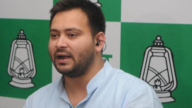 Tejashwi Prasad Yadav, former Deputy chief minister of Bihar, interacts with media at his residence in Patna, Bihar, on May 17, 2018. (Parwaz Khan /HT File Photo) Tejashwi Prasad Yadav, former Deputy chief minister of Bihar, interacts with media at his residence in Patna, Bihar, on May 17, 2018. (Parwaz Khan /HT File Photo)