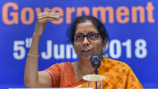 Union Defence Minister Nirmala Sitharaman addresses a press conference highlighting her ministry's achievements in the last 4 years in New Delhi.“When it is an unprovoked attack the [Indian] Army was given the right to retaliate. We honour the ceasefire but of course, a margin was given to us when there is an unprovoked attack,” she said at the conference. (Shahbaz Khan / PTI) 
