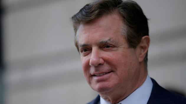 Paul Manafort, former campaign manager for US President Donald Trump, departs after a hearing at US District Court in Washington, DC, US, on April 19, 2018.(Reuters File Photo)