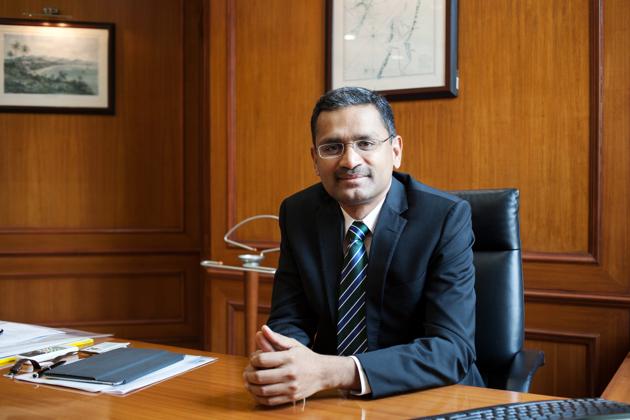 “We are essentially saying that we will distribute close to 80-to-100% of our free reserves, free cash generated a year,” TCS chief executive officer Rajesh Gopinathan said.(Karen Dias/Bloomberg)