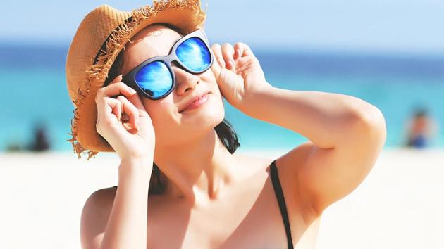 Skin care in summer: The sun’s powerful rays can damage your skin. Always apply sunscreen whenever you venture out.(Getty Images/iStockphoto)