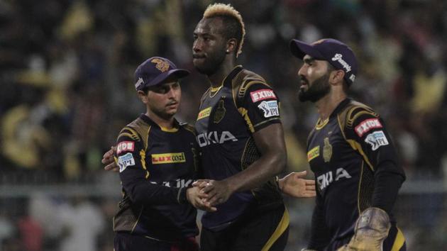 Kolkata Knight Riders' Andre Russell (centre) will be among the top players in the Caribbean Premier League starting August 8, 2018. Russell will turn out for Jamaica Tallawahs. (AP) Kolkata Knight Riders' Andre Russell (centre) will be among the top players in the Caribbean Premier League starting August 8, 2018. Russell will turn out for Jamaica Tallawahs. (AP)