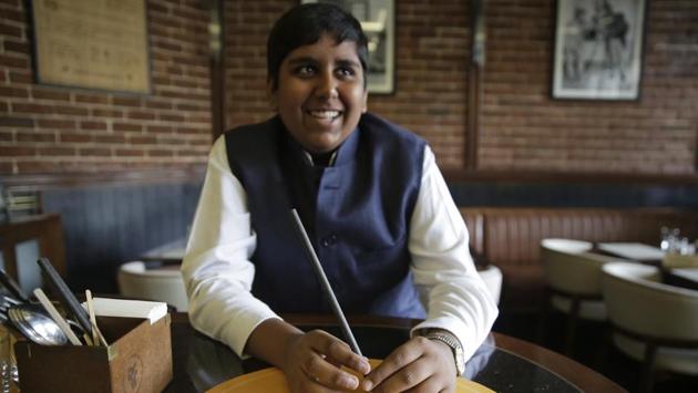 Among them also is 9th-grade student Aditya Mukarji who convinces upscale restaurants to give up plastic straws and replace them with paper ones. Mukarji launched his campaign after seeing a video of two veterinarians trying to remove a plastic straw from a turtle’s nose. (Altaf Qadri / AP) Among them also is 9th-grade student Aditya Mukarji who convinces upscale restaurants to give up plastic straws and replace them with paper ones. Mukarji launched his campaign after seeing a video of two veterinarians trying to remove a plastic straw from a turtle’s nose. (Altaf Qadri / AP)