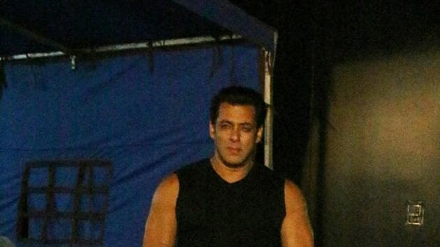 Mumbai: Actor Salman khan seen in Mehboob studio in Bandra, Mumbai. (IANS) Mumbai: Actor Salman khan seen in Mehboob studio in Bandra, Mumbai. (IANS)