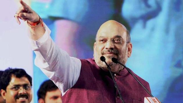 BJP national president Amit Shah has been on an ally outreach campaign. He met Sena chief Uddhav Thackeray in Mumbai on Wednesday and is likely to meet Bihar CM Nitish Kumar too. (HT File) BJP national president Amit Shah has been on an ally outreach campaign. He met Sena chief Uddhav Thackeray in Mumbai on Wednesday and is likely to meet Bihar CM Nitish Kumar too. (HT File)