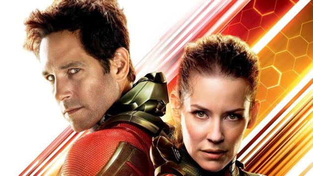 Paul Rudd and Evangeline Lilly star as Ant-Man and the Wasp.