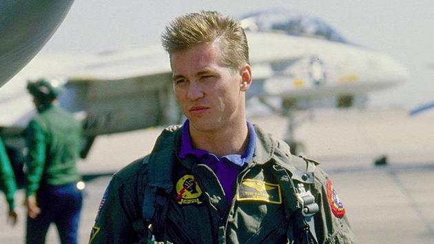 Val Kilmer in a still from Top Gun.