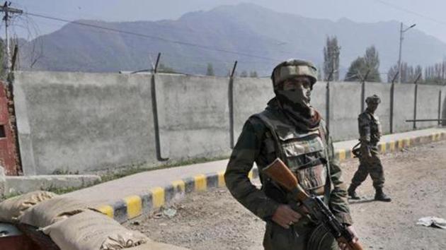 Officials said the militants attacked an army patrol near the LoC fencing in Keran sector. (HT file photo) Officials said the militants attacked an army patrol near the LoC fencing in Keran sector. (HT file photo)