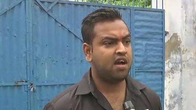 Abhishek Gupta has alleged that a senior Uttar Pradesh government official demanded a bribe of Rs 25 lakh from him in lieu of land needed to set up a petrol pump. (ANI Photo) Abhishek Gupta has alleged that a senior Uttar Pradesh government official demanded a bribe of Rs 25 lakh from him in lieu of land needed to set up a petrol pump. (ANI Photo)