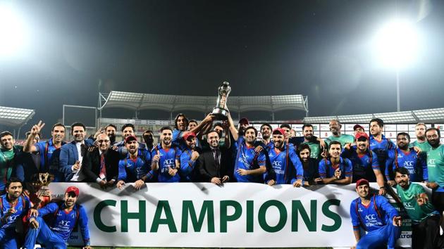 Afghanistan had never won a Twenty20 against Bangladesh before this series but they secured a magnificent 3-0 whitewash.(AFP)