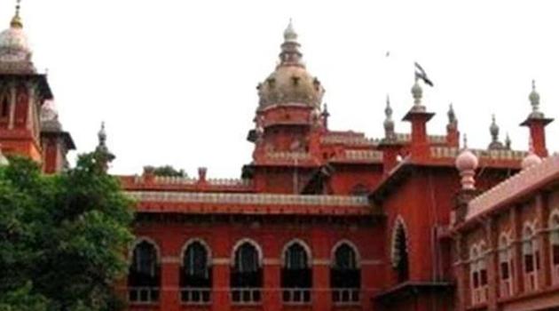 A file photo of Madras high court.(PTI Photo) A file photo of Madras high court.(PTI Photo)