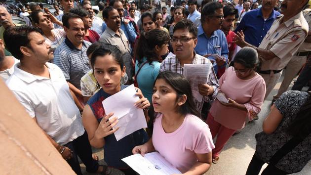 The result of the Class 12 arts and commerce streams were announced by the Council of Higher Secondary Education, Odisha on Saturday.(Raj K Raj/HT file)