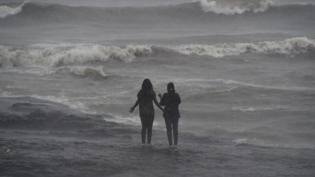 As Mumbai braces for the monsoon season, officials have urged fishermen and tourists not to venture into the sea. This spell of widespread rainfall is likely to continue till June 10. (AFP) As Mumbai braces for the monsoon season, officials have urged fishermen and tourists not to venture into the sea. This spell of widespread rainfall is likely to continue till June 10. (AFP)