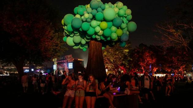 People attend the eighth annual Governors Ball Music Festival on Randalls Island in New York, USA. (Kena Betancur / AFP)