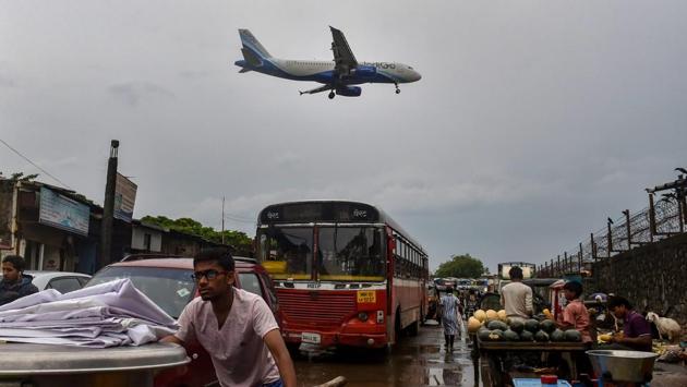 As heavy rains soaked the city, the main runway of the Chhatrapati Shivaji International Airport (CSIA) were closed for maintenance. Air traffic congestion continued till Thursday evening with at least nine flights of different airlines diverted. (PTI) As heavy rains soaked the city, the main runway of the Chhatrapati Shivaji International Airport (CSIA) were closed for maintenance. Air traffic congestion continued till Thursday evening with at least nine flights of different airlines diverted. (PTI)
