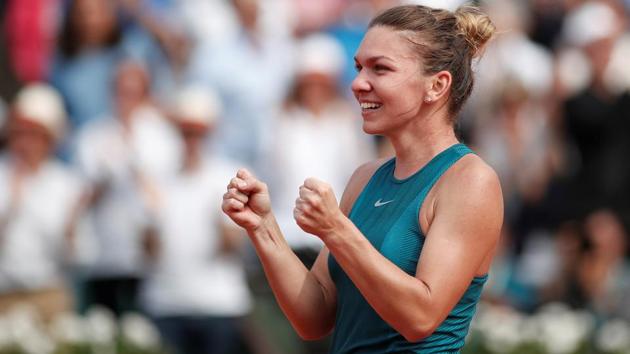 Halep won the third set with ease to clinch a maiden Grand Slam. (REUTERS) Halep won the third set with ease to clinch a maiden Grand Slam. (REUTERS)