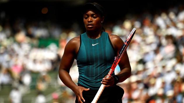 Sloane Stephens won the first set with relative ease. (AFP) Sloane Stephens won the first set with relative ease. (AFP)