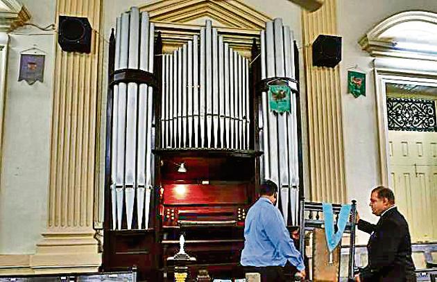 The British considered pipe organs an important part of their churches, masonic lodges and auditoriums. (Anshuman Poyrekar/HT Photo) The British considered pipe organs an important part of their churches, masonic lodges and auditoriums. (Anshuman Poyrekar/HT Photo)